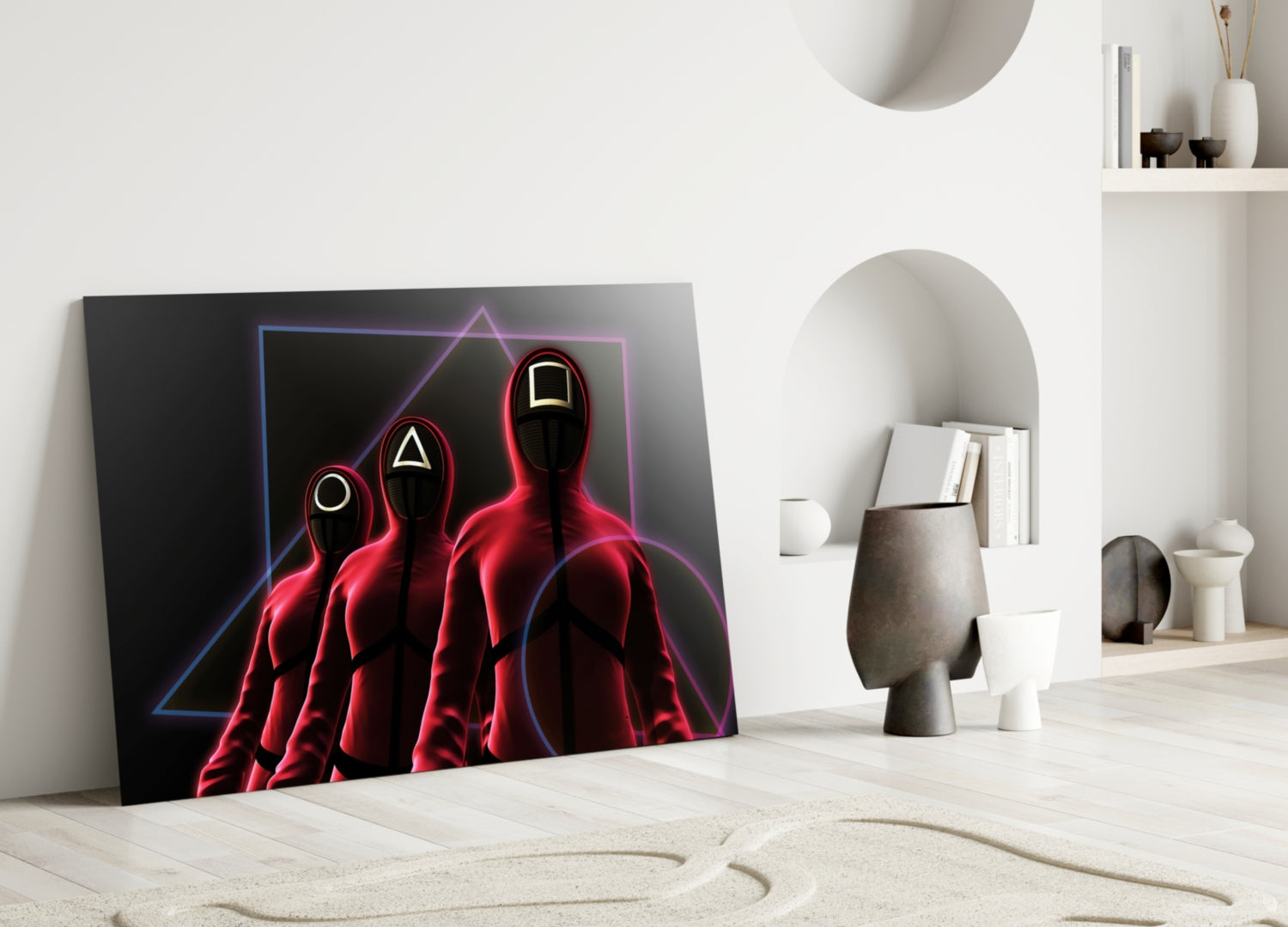 Squid Game Glass Art.