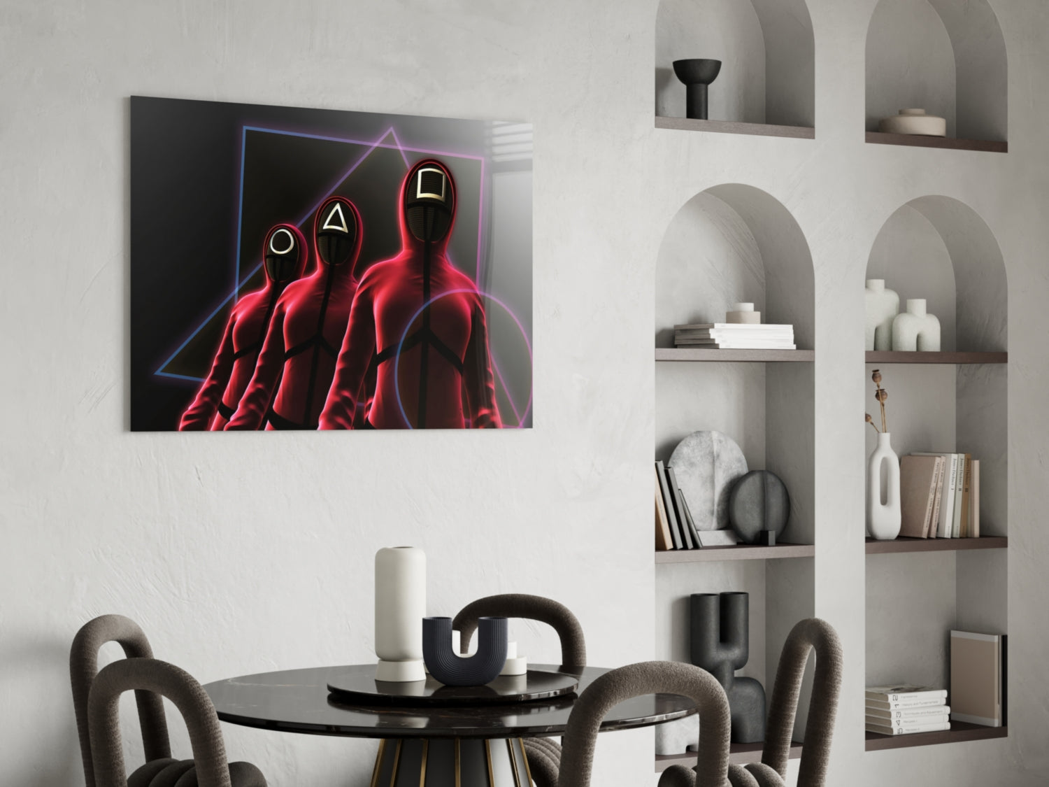 Squid Game Glass Art.