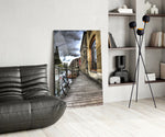 Street View panel adding editorial calm to an office