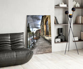 Street View panel adding editorial calm to an office
