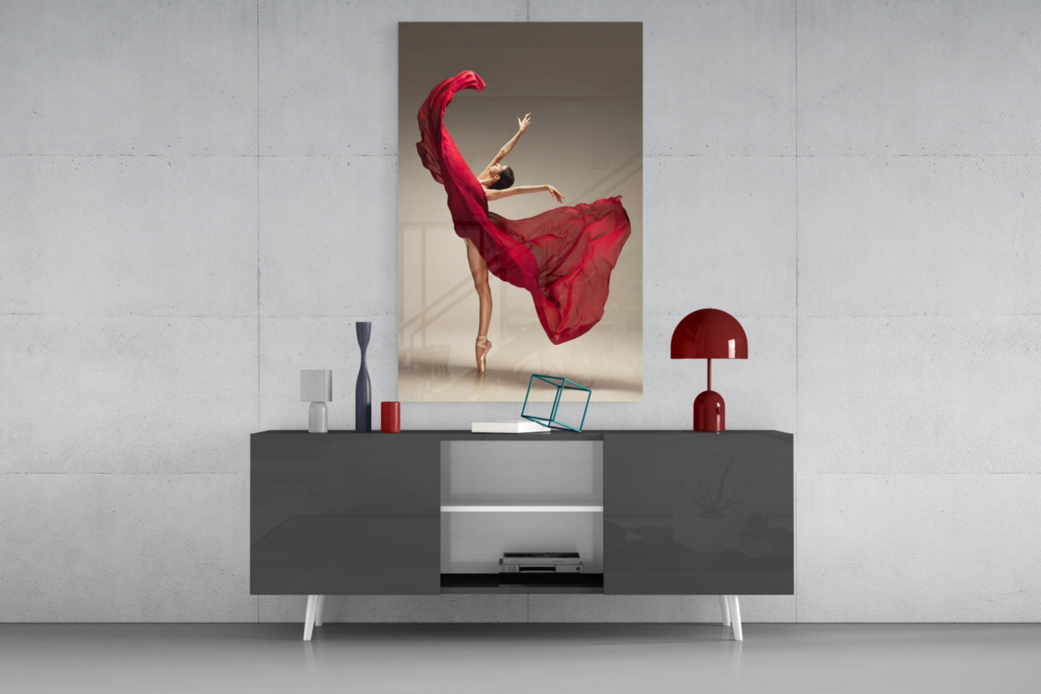 Ballerina Glass Wall Art.