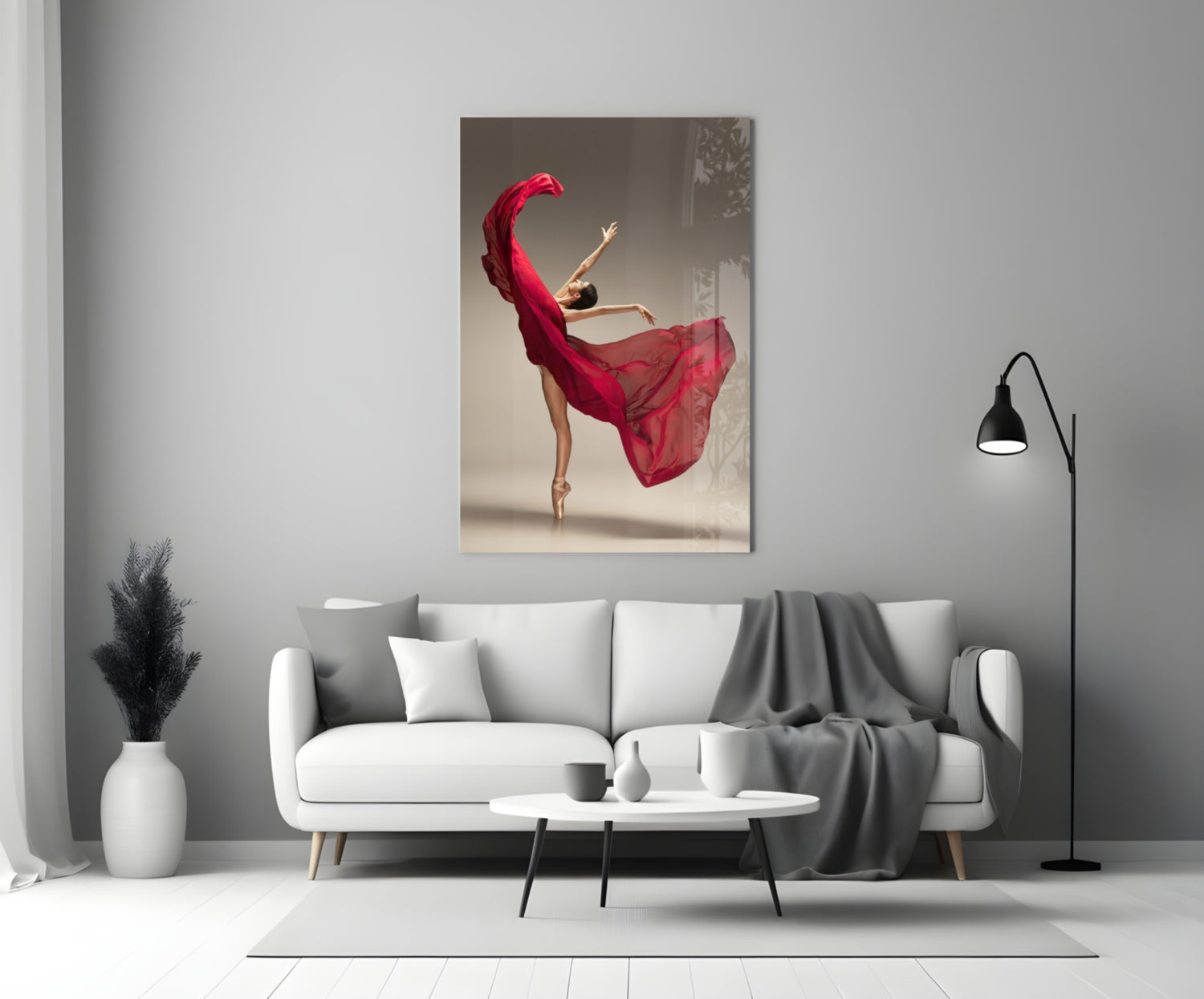 Ballerina Glass Wall Art.