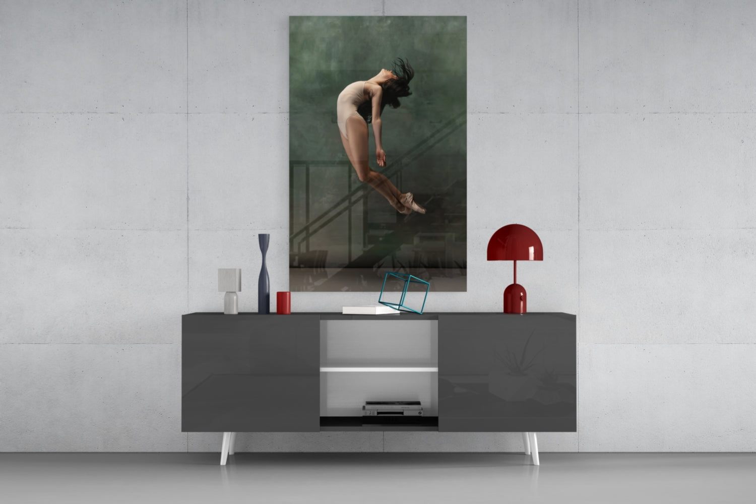 Ballerina Glass Wall Art.
