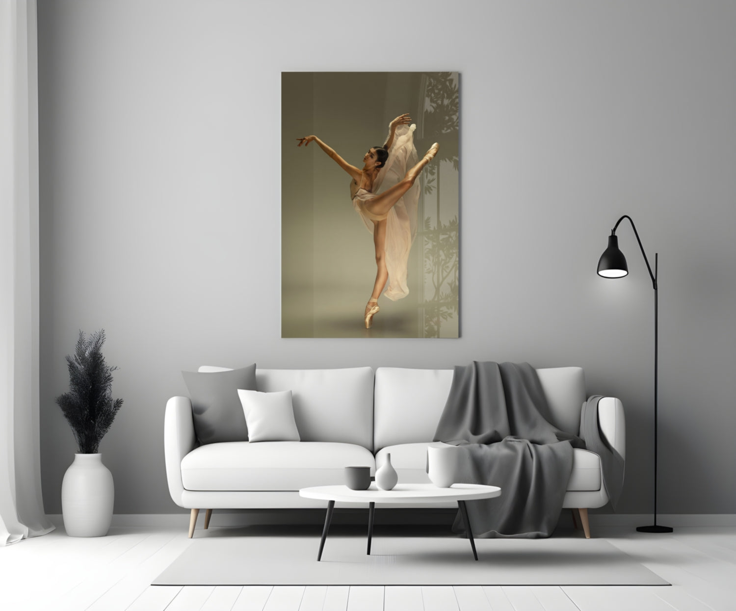 Ballerina Glass Wall Art.