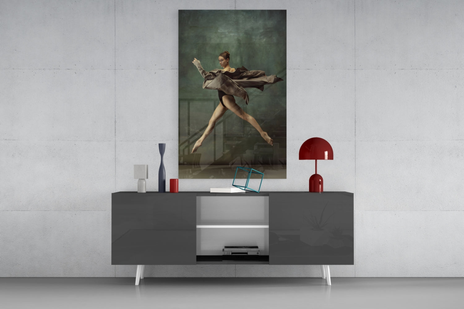 Ballerina Glass Wall Art.