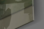 Fencing panel catching ambient light to reveal its dramatic gravity