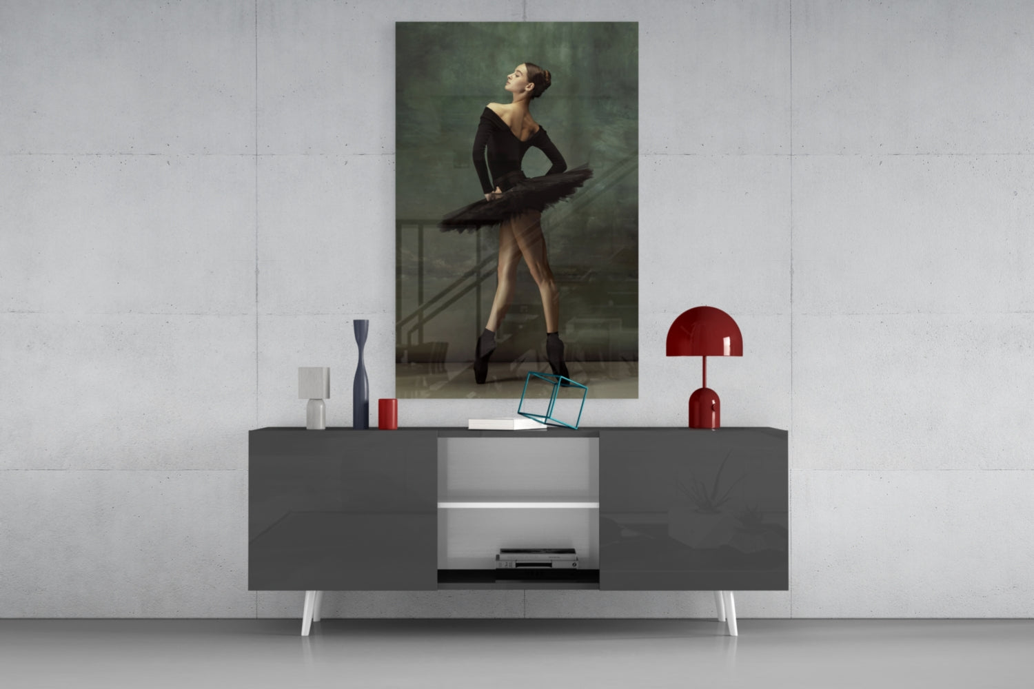 Ballerina Glass Wall Art.