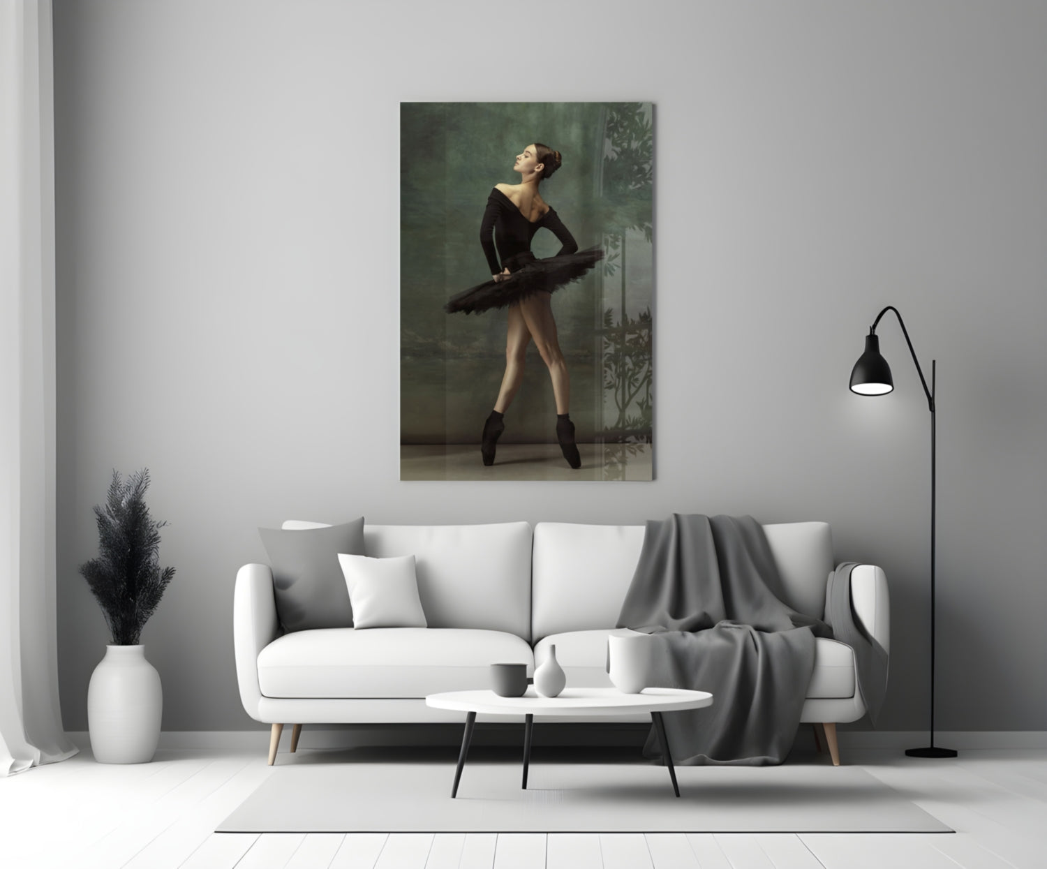 Ballerina Glass Wall Art.