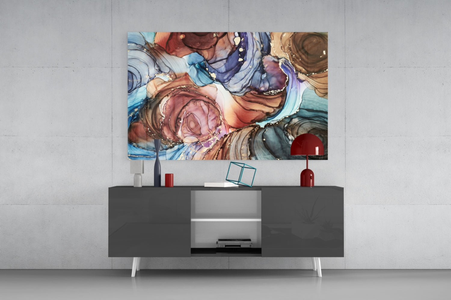 Marble  Glass Wall Art.