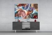 Marble panel catching window light to reveal its earthy depth