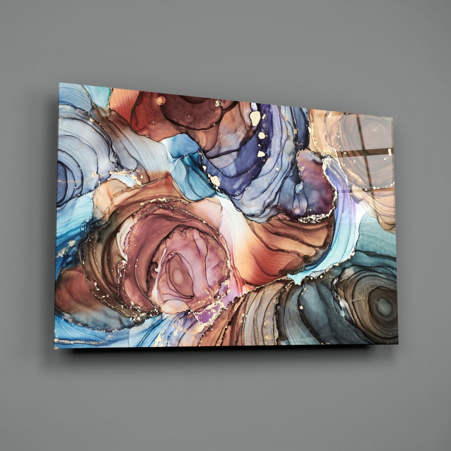 Marble  Glass Wall Art.