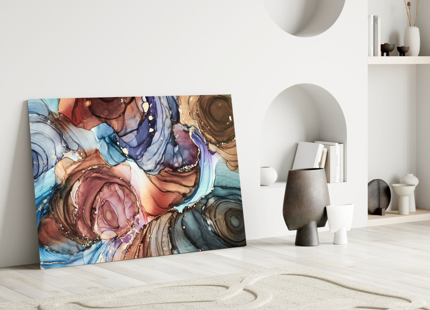 Marble  Glass Wall Art.