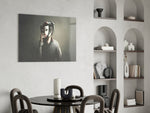 Masks panel adding editorial mood to a living room