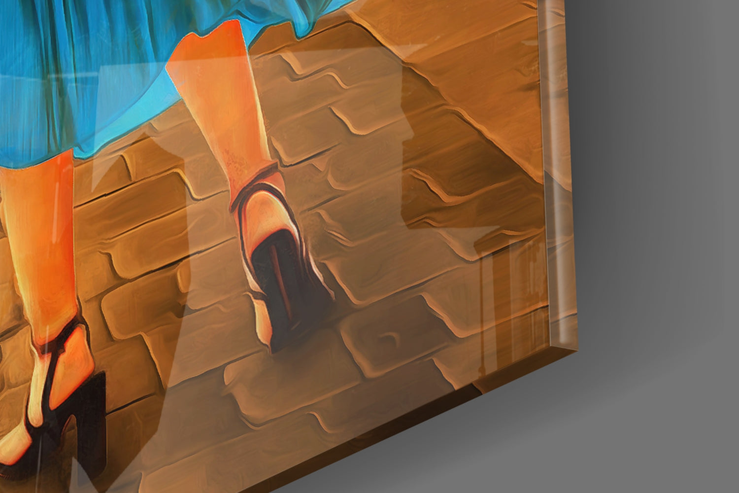 Eiffel and Music Glass Wall Art.