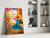 Eiffel and Music glass print enhancing a kids room with cinematic warmth