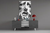 Melting Mind panel catching daylight to reveal its conceptual contrast