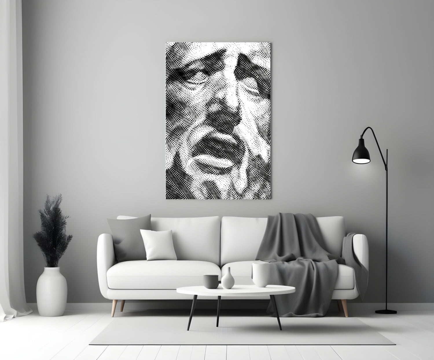 Melting Mind Glass Wall Art.