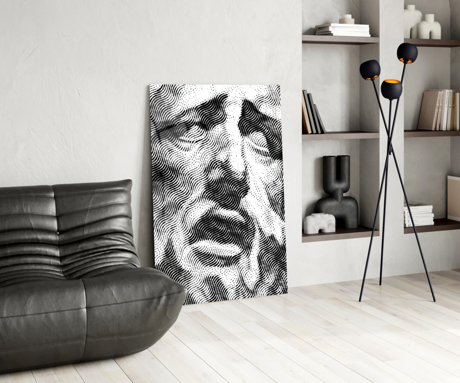 Melting Mind Glass Wall Art.