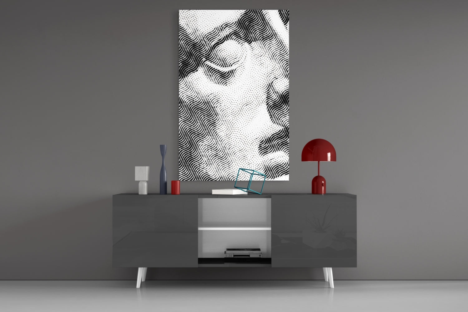 Shocked Glass Wall Art.