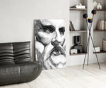 Authority panel adding editorial mood to a living room