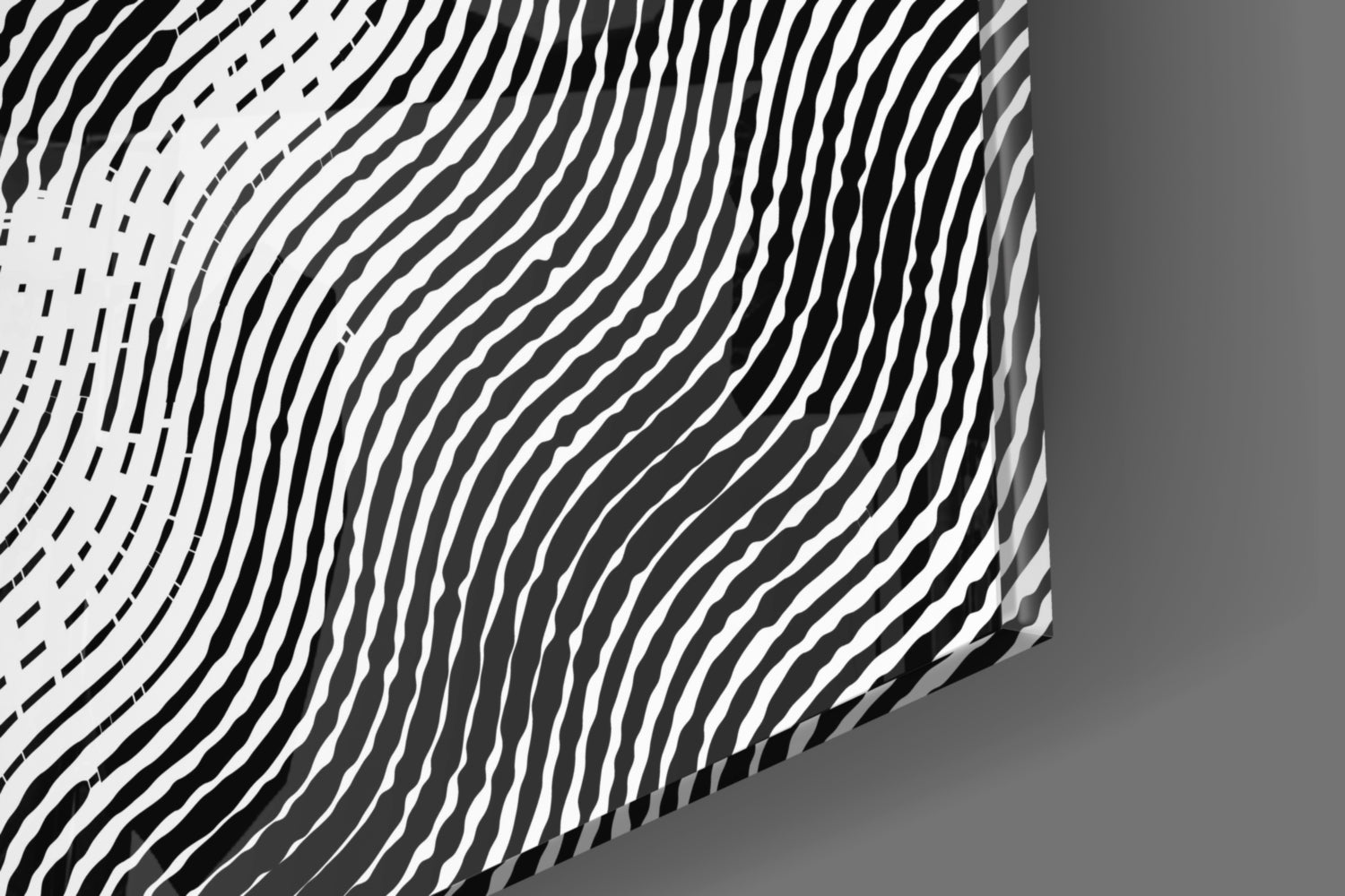 Sadness Glass Wall Art.