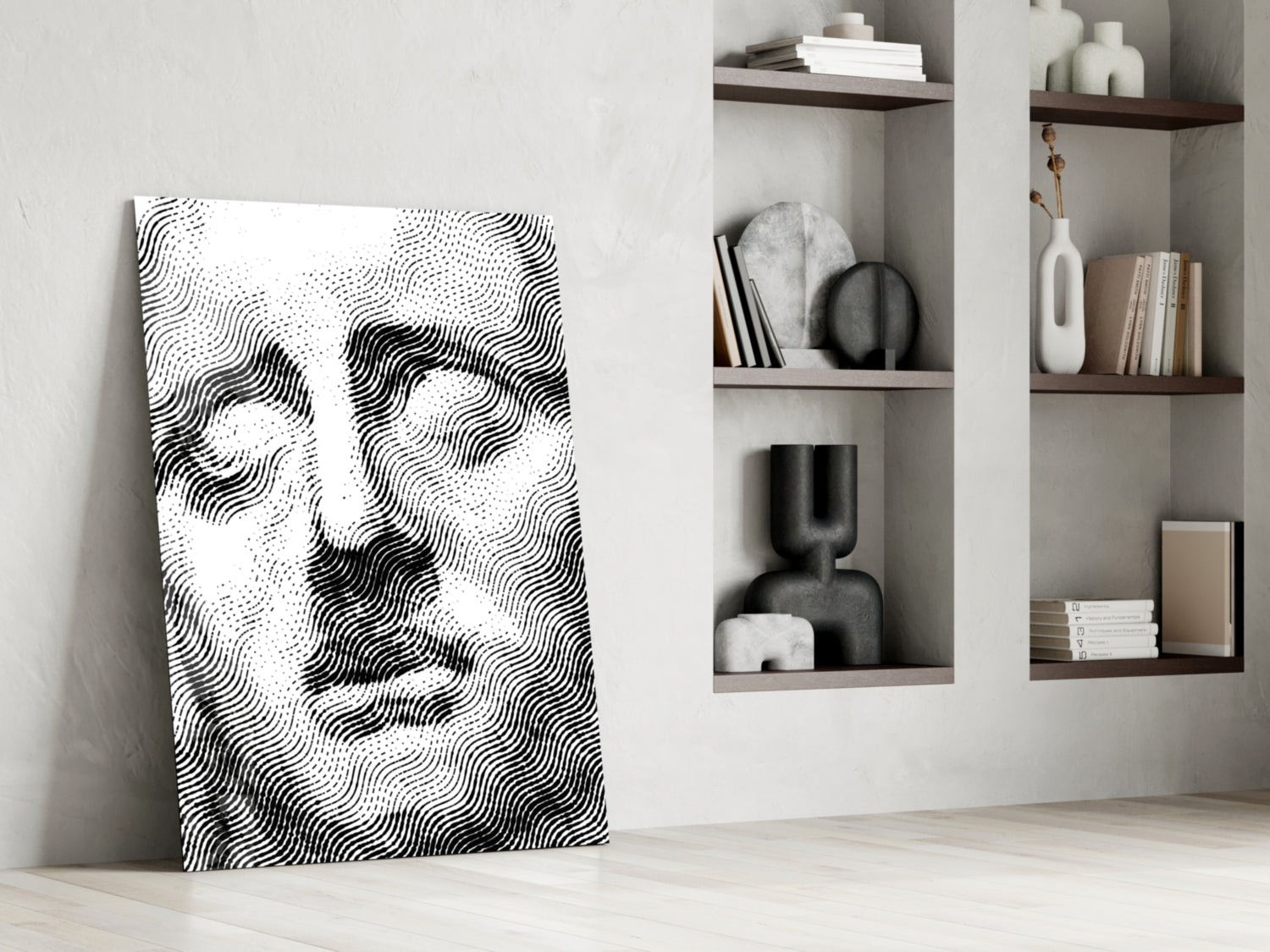 Sadness Glass Wall Art.