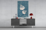 Falling Leaves panel catching daylight to reveal its serene calm