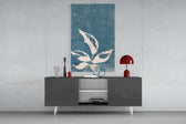 Leaves panel catching daylight to reveal its serene calm