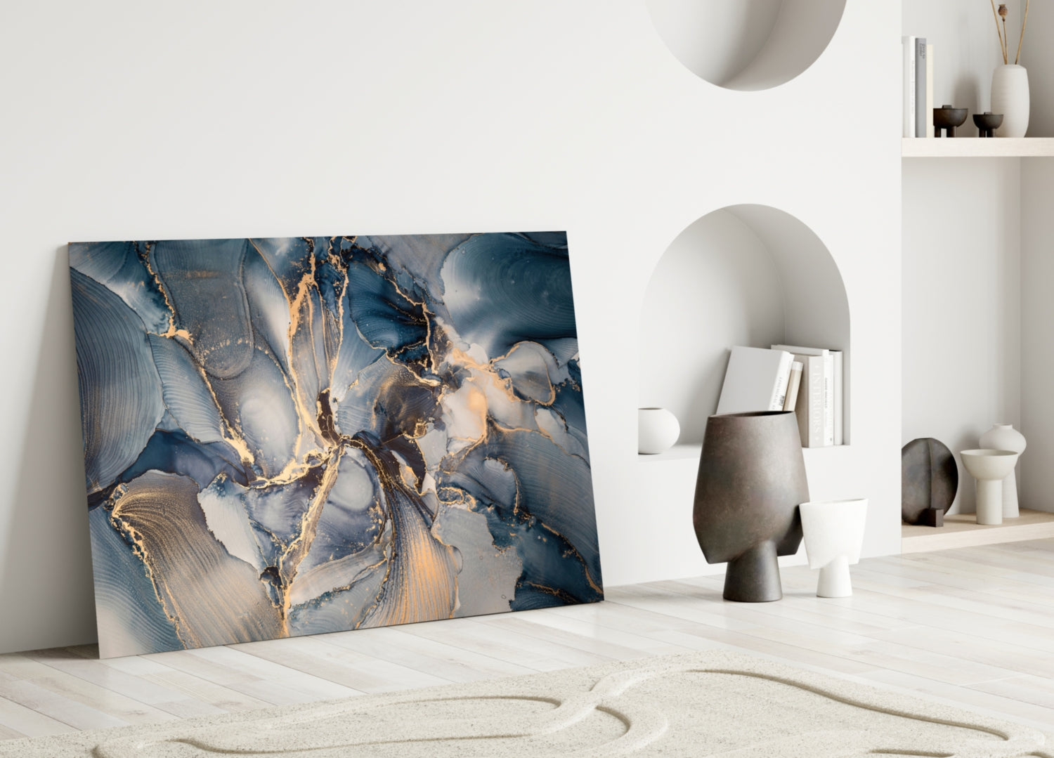 Marble  Glass Wall Art.