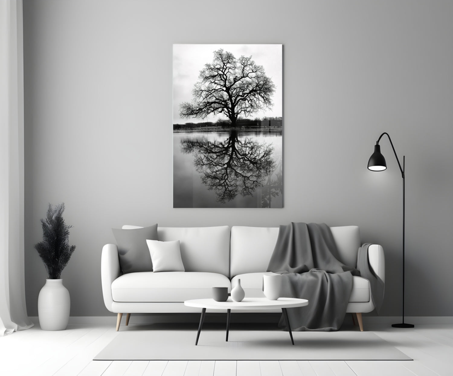 Tree Glass Wall Art.