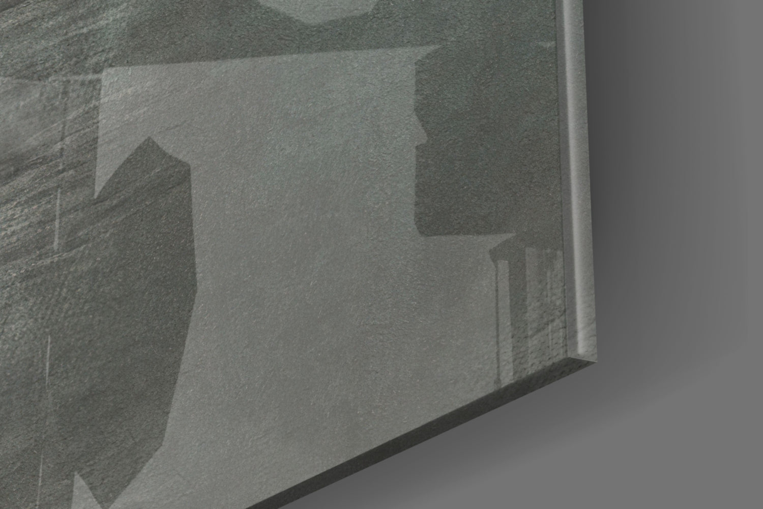 Loneliness Glass Wall Art.