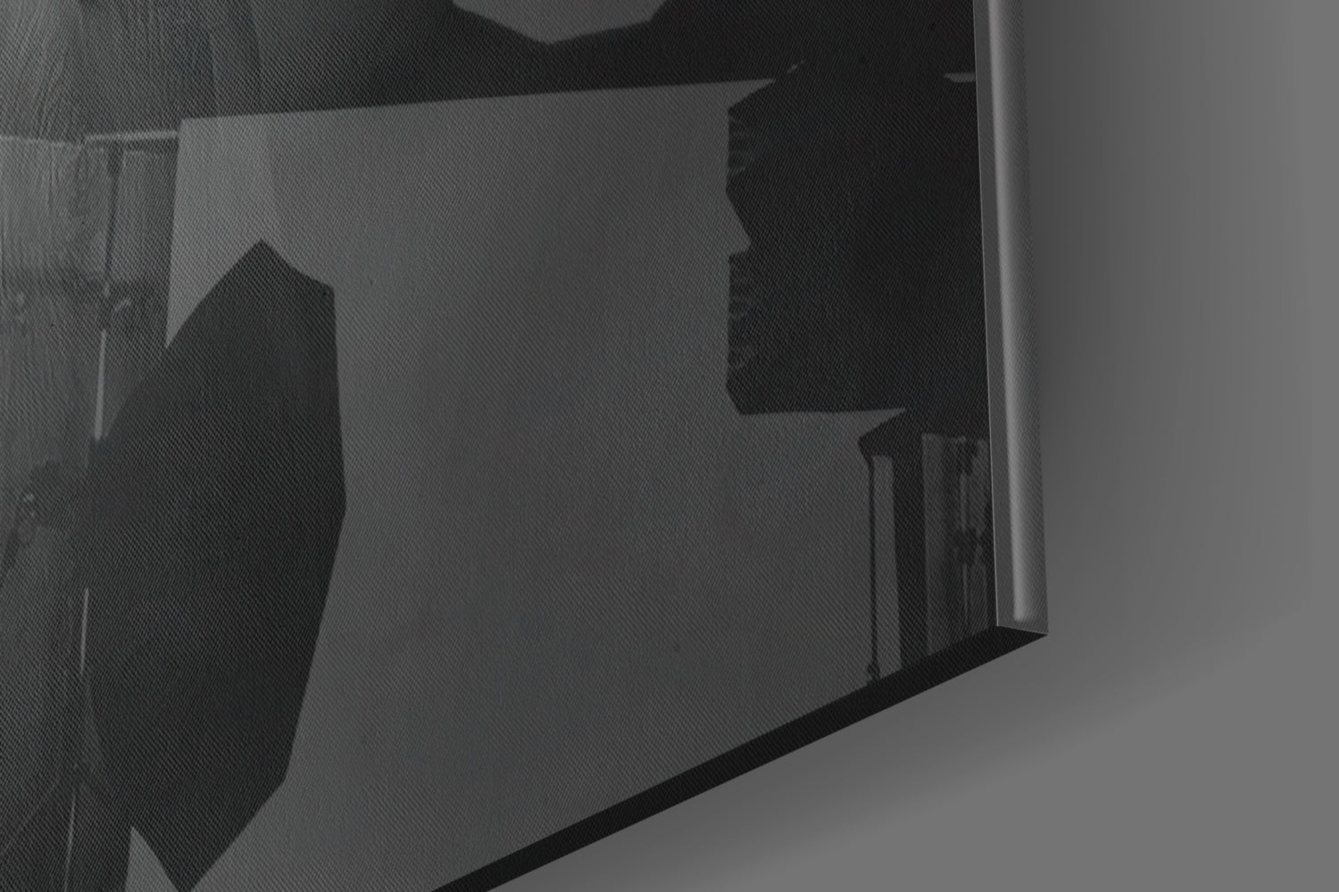 Yellow Hat Glass Wall Art.