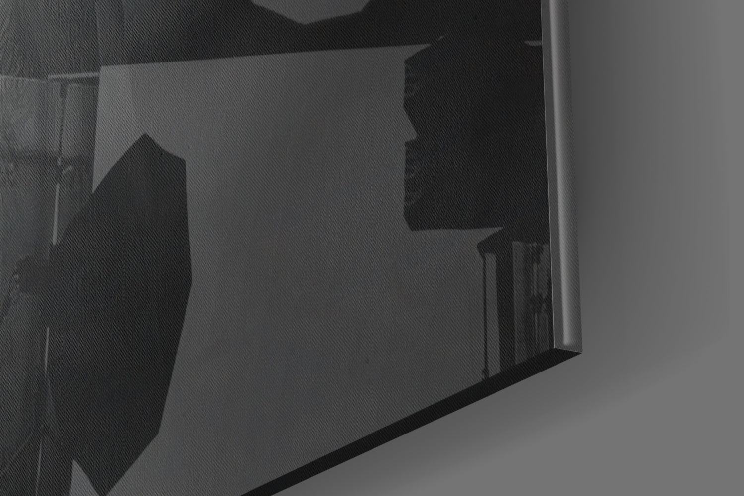 Orange Hat Glass Wall Art.