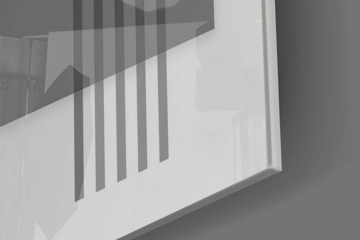 Statue Glass Wall Art.