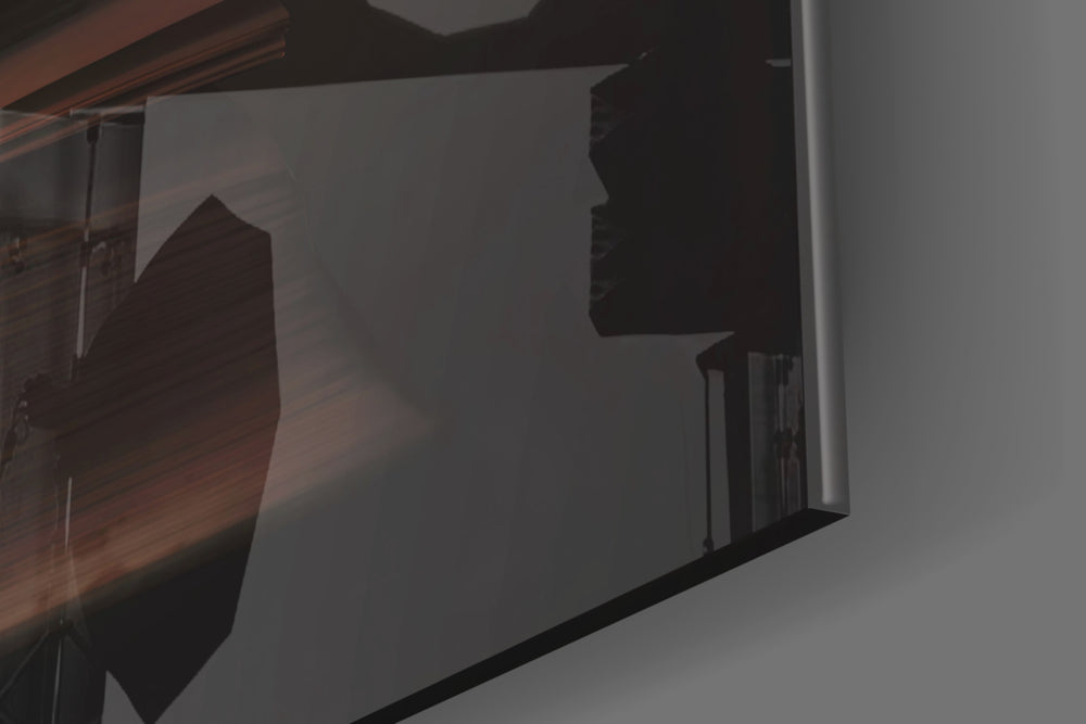 Tree in My Mind artwork anchoring a wall with dark scholarly palette