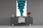 Blue Layers panel catching daylight to reveal its dynamic flow