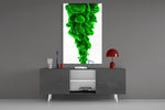 Green Layers panel catching daylight to reveal its dynamic flow