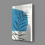 Boho-minimalist panel bringing serene calm to a contemporary bedroom