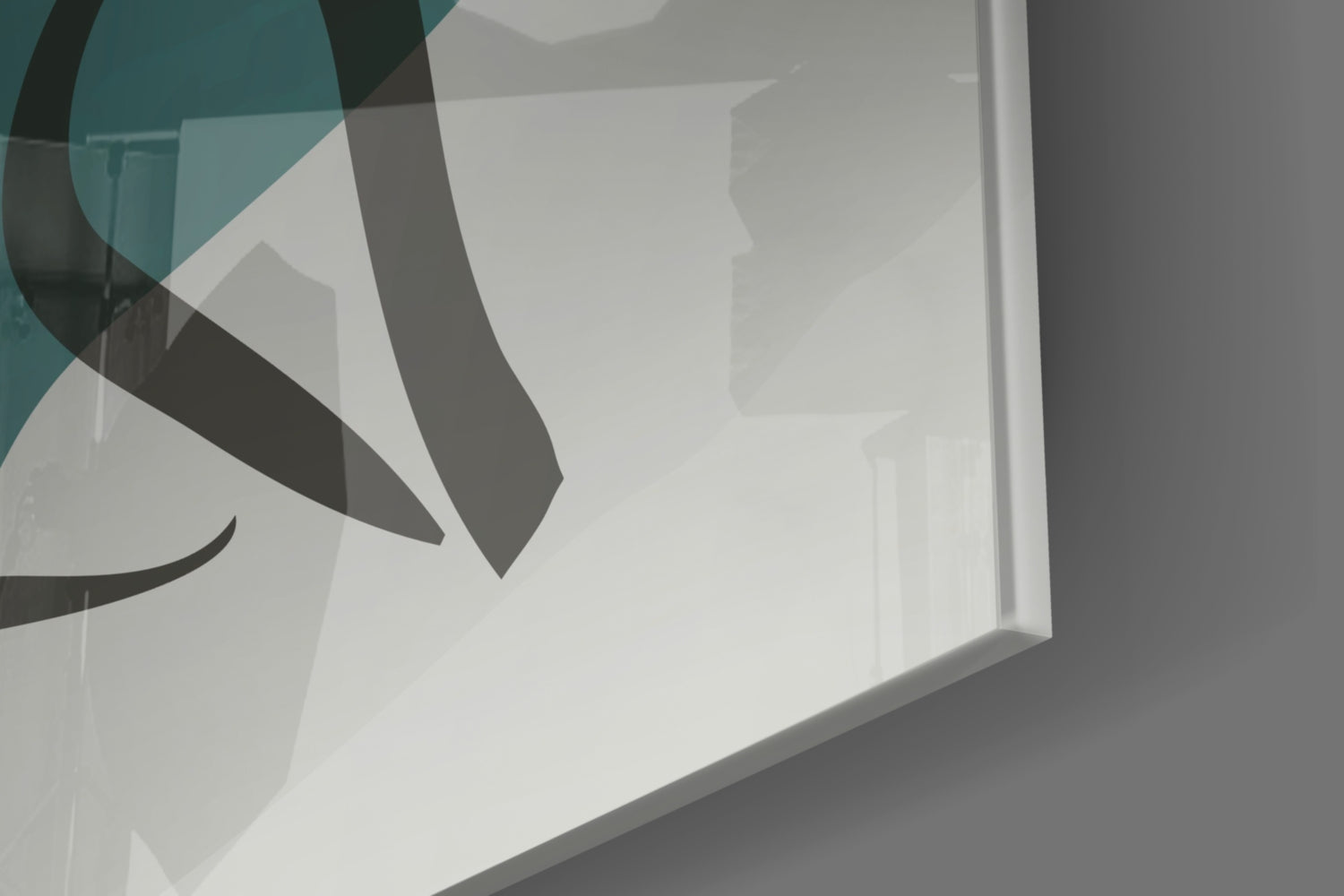 Autumn Green Glass Wall Art.