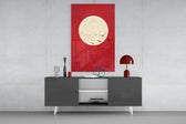 Fly from the Moon panel catching daylight to reveal its bold simplicity