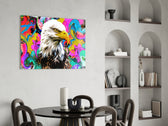 Eagle Eye panel adding editorial drama to a man cave