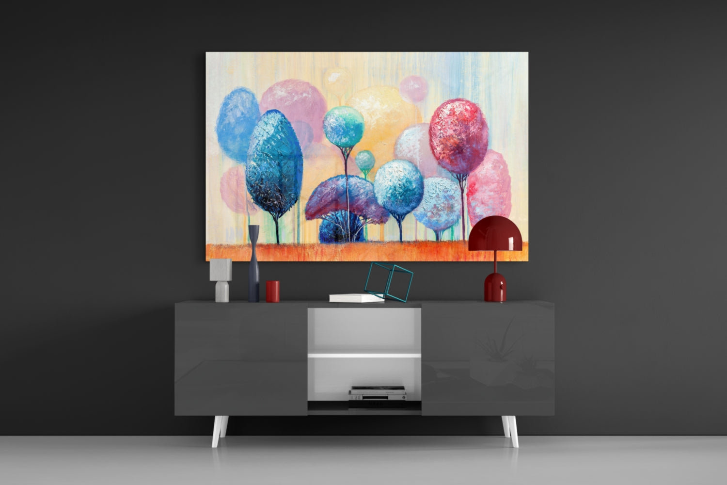 Trees of a Dream Glass Wall Art.