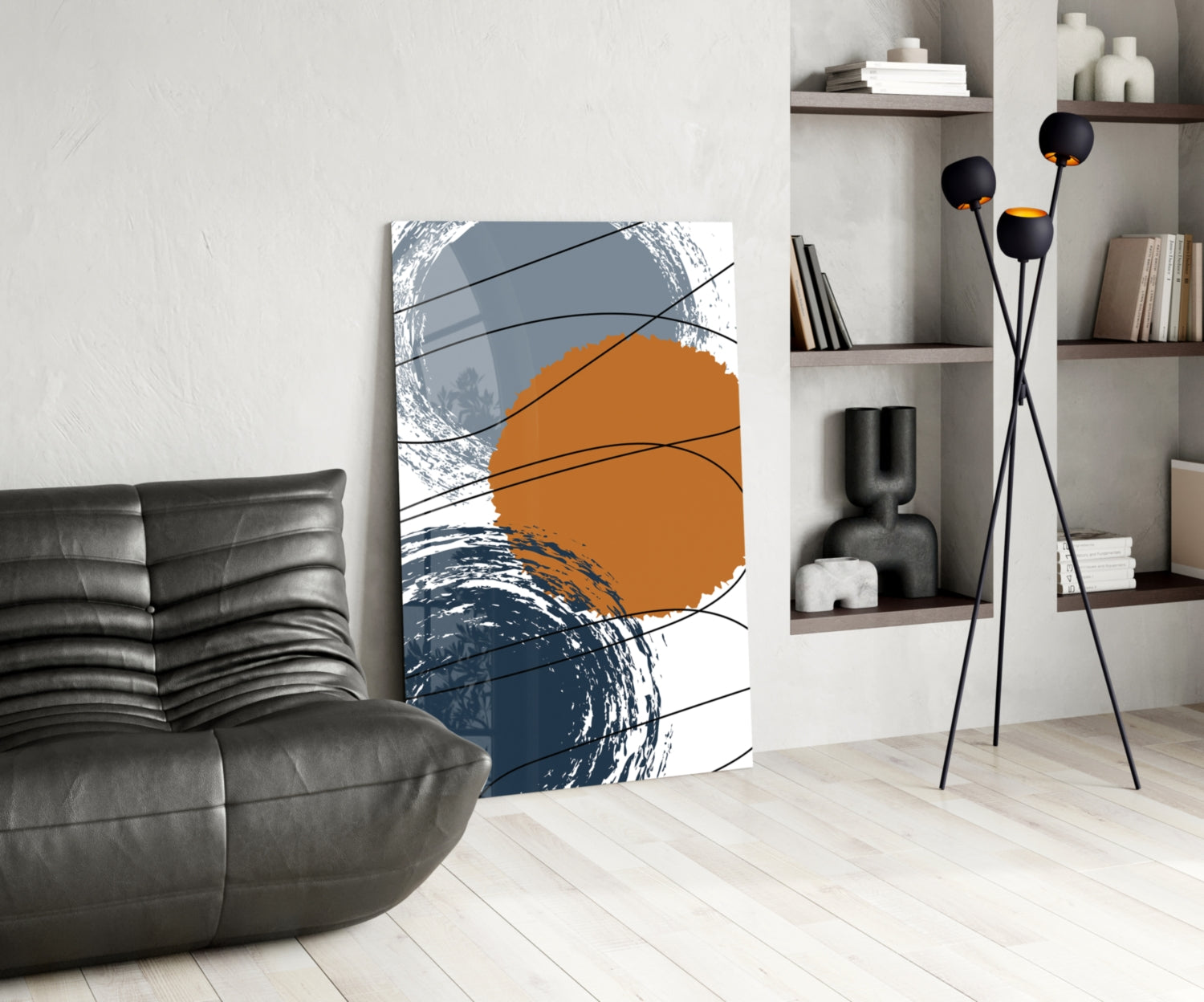 Chaotic Glass Wall Art.