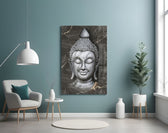 Buddha Glass Wall Art.