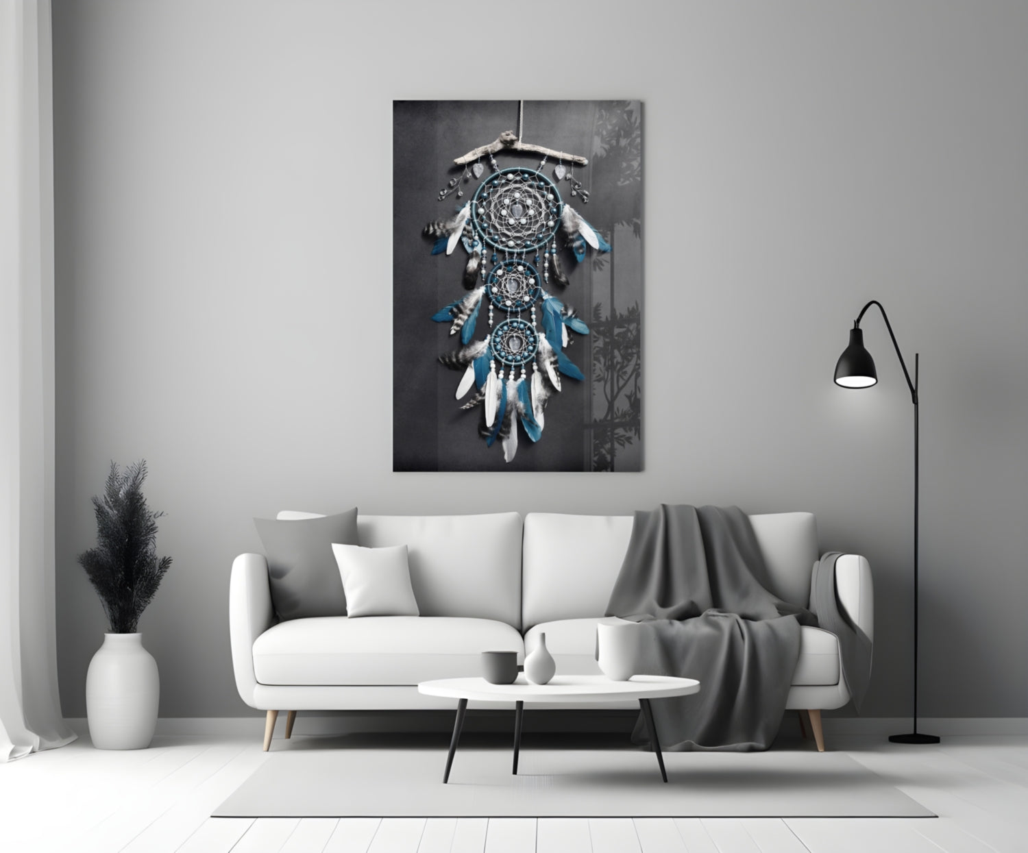 Dreamcatcher Glass Wall Art.
