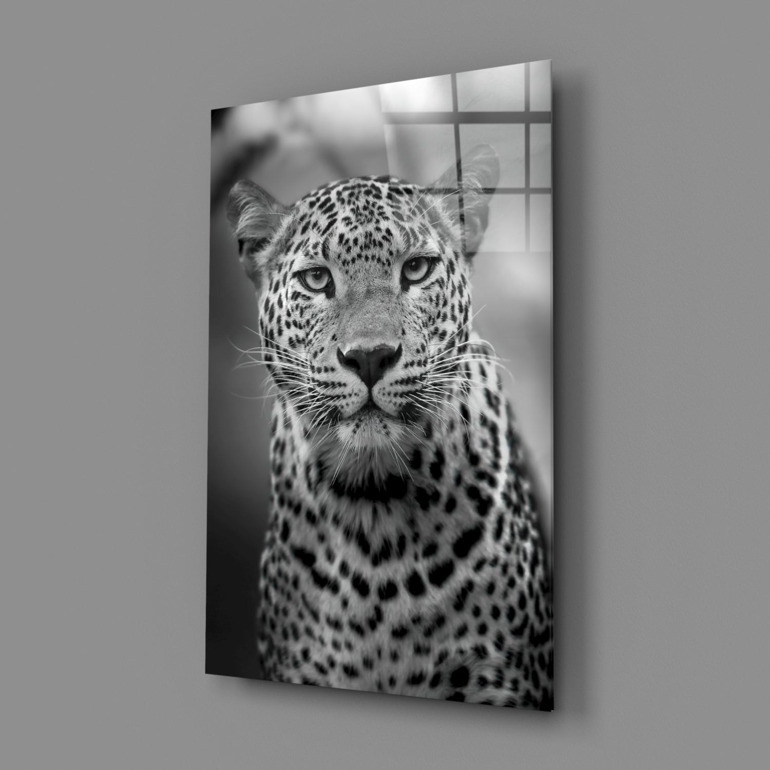 Leopard Glass Wall Art.
