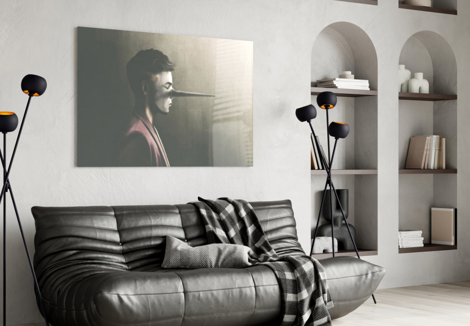 Liar Glass Wall Art.