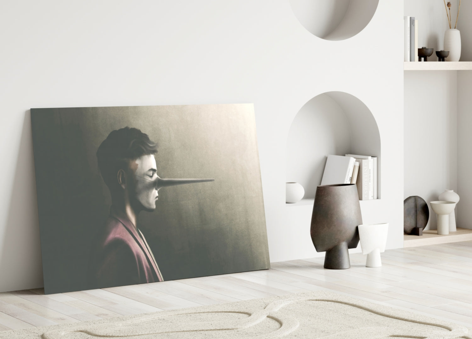 Liar Glass Wall Art.