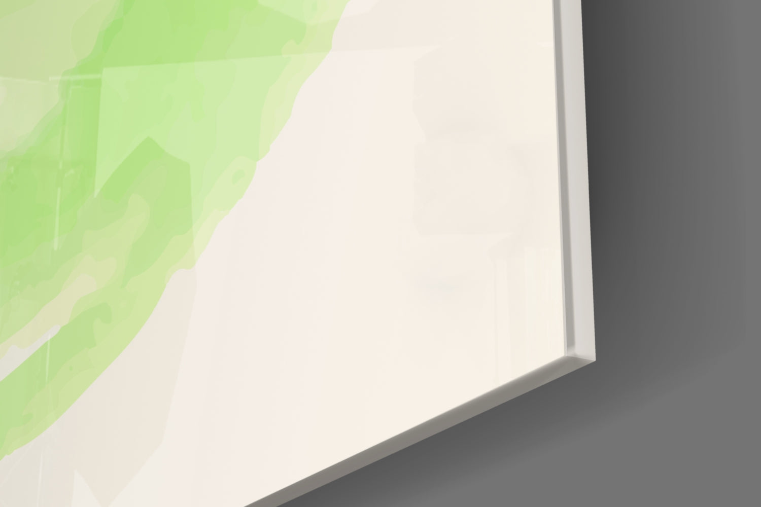 Abstract Circles Glass Wall Art.