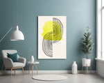 Abstract Sun glass wall art styled in a kids room